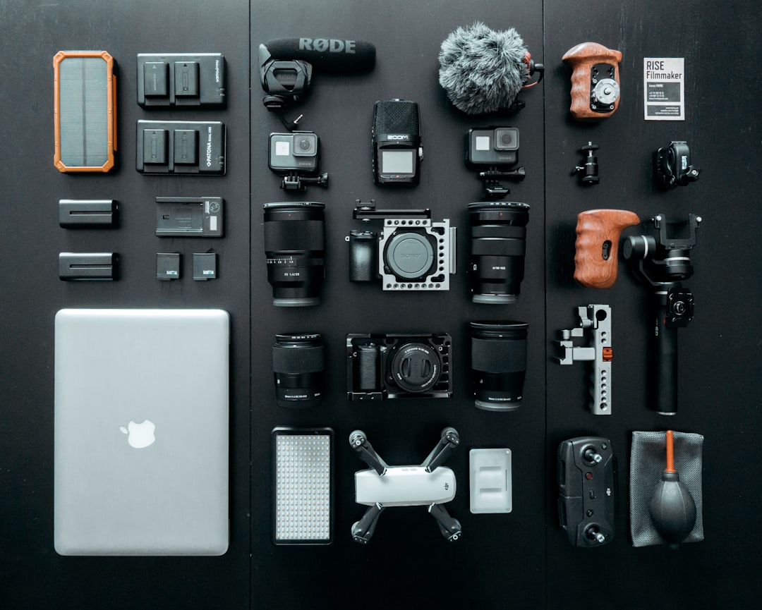 Photography studio behind the scenes